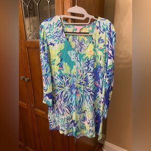 Lilly Pulitzer Lantana Beach Tunic Cover up Size  XS